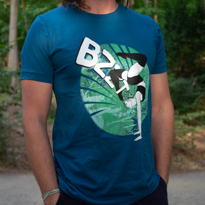 Mental Gymnastics - Aqua - Premium Unisex Crewneck T-shirt