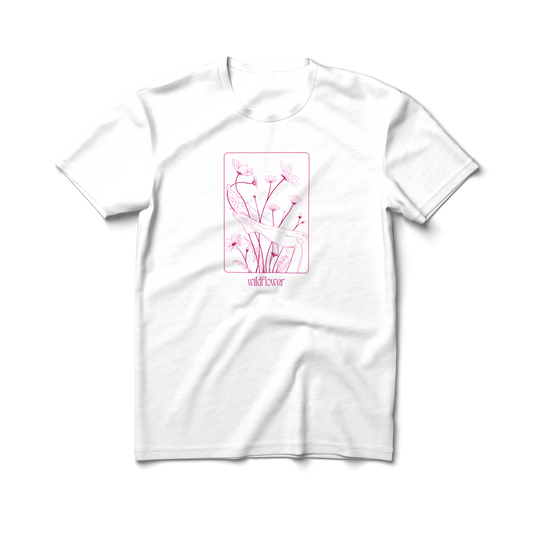 Wildflower (fuchsia) - Crewneck T-shirt