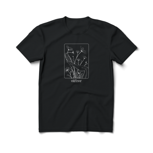 Wildflower (white) - Crewneck T-shirt