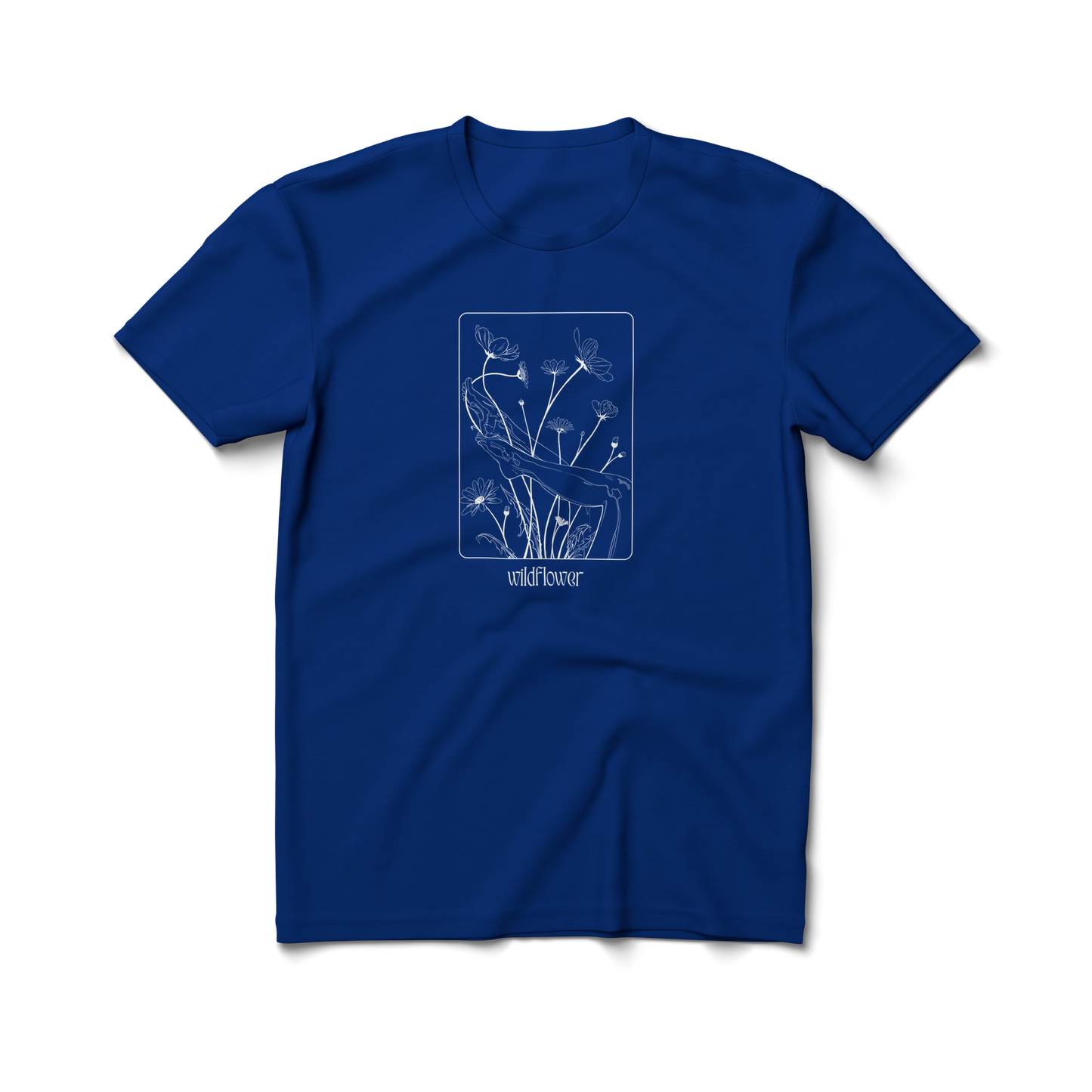 Wildflower (white) - Crewneck T-shirt